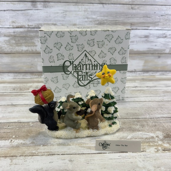 Charming Tails Figurine ~ Follow The‎ Star ~ 98/214 Fitz and Floyd - Picture 5 of 5
